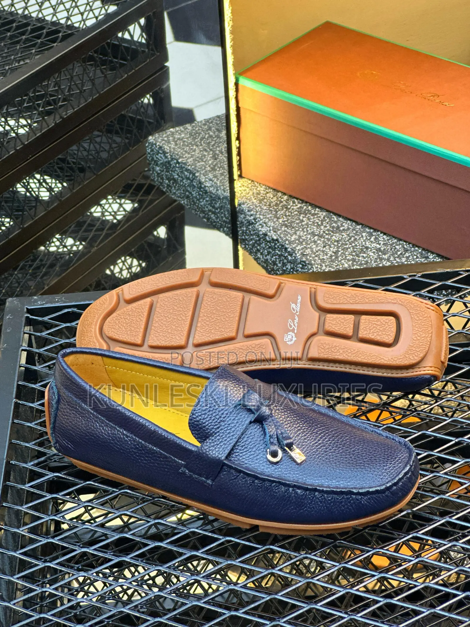 Original Loro Piana Summer Walker Leather Drivers