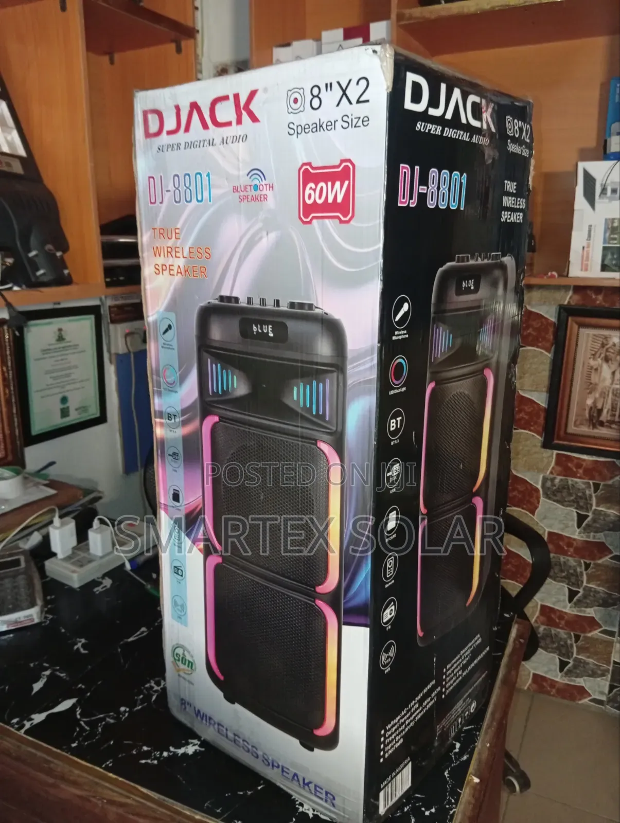 Djack Wireless Bluetooth Speaker With Remote Control and Microphone