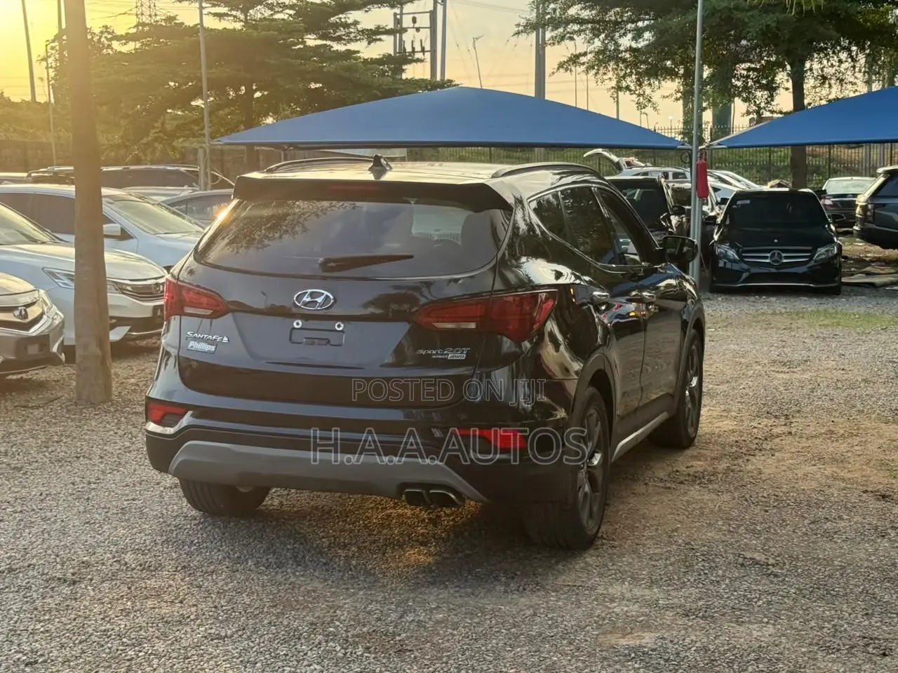 Hyundai Santa Fe Limited Ultimate AWD 2018 Black