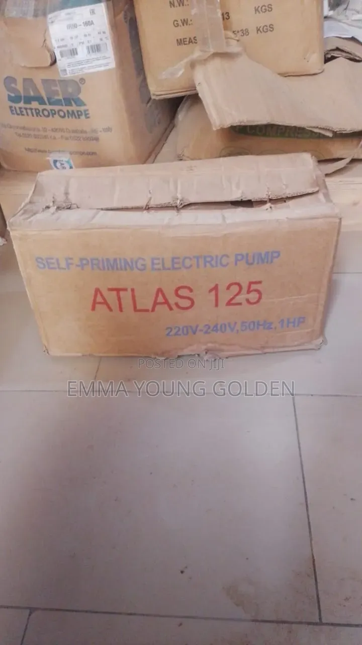 Atlas Pumping Machine 1 Horse Power Surface 100 Percent Copper