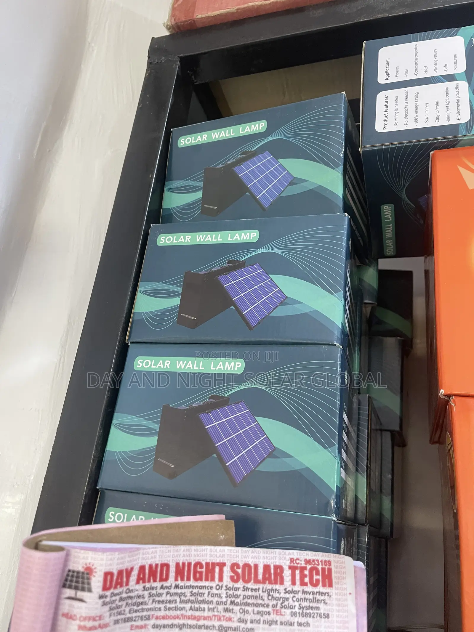 Outdoor Wall and Fence Solar Lights