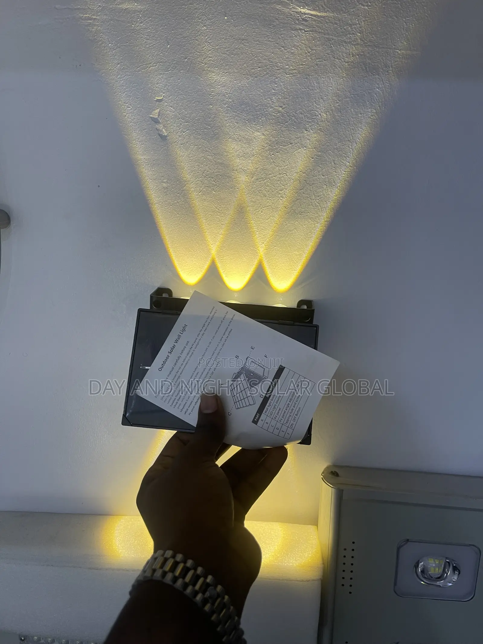 Outdoor Wall and Fence Solar Lights
