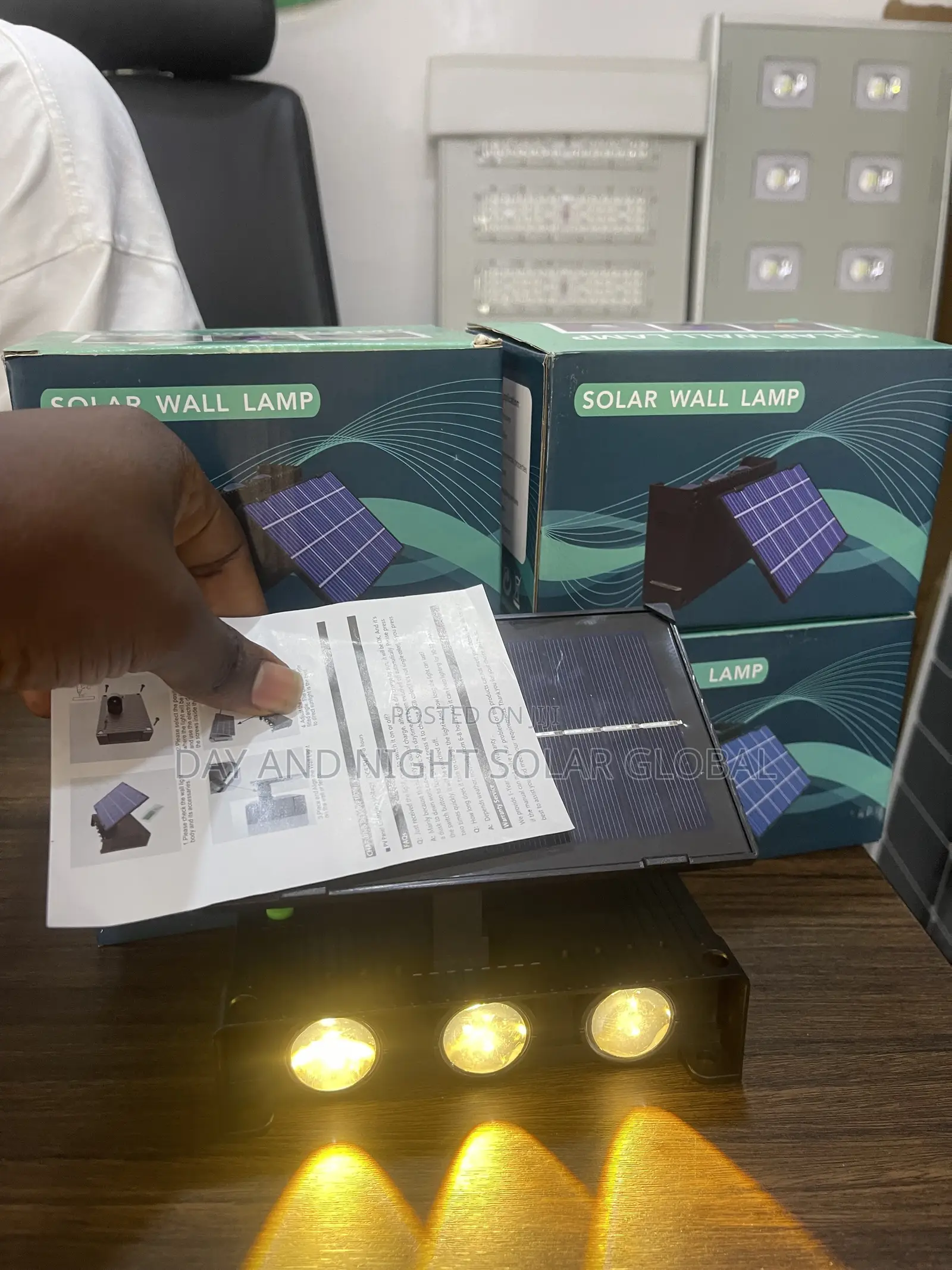 Outdoor Wall and Fence Solar Lights