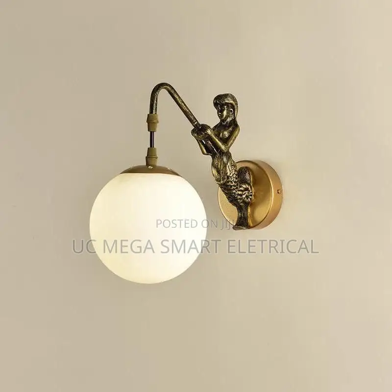 American Retro Metal Wall Lamps Designer Artistic Illumination Sconces
