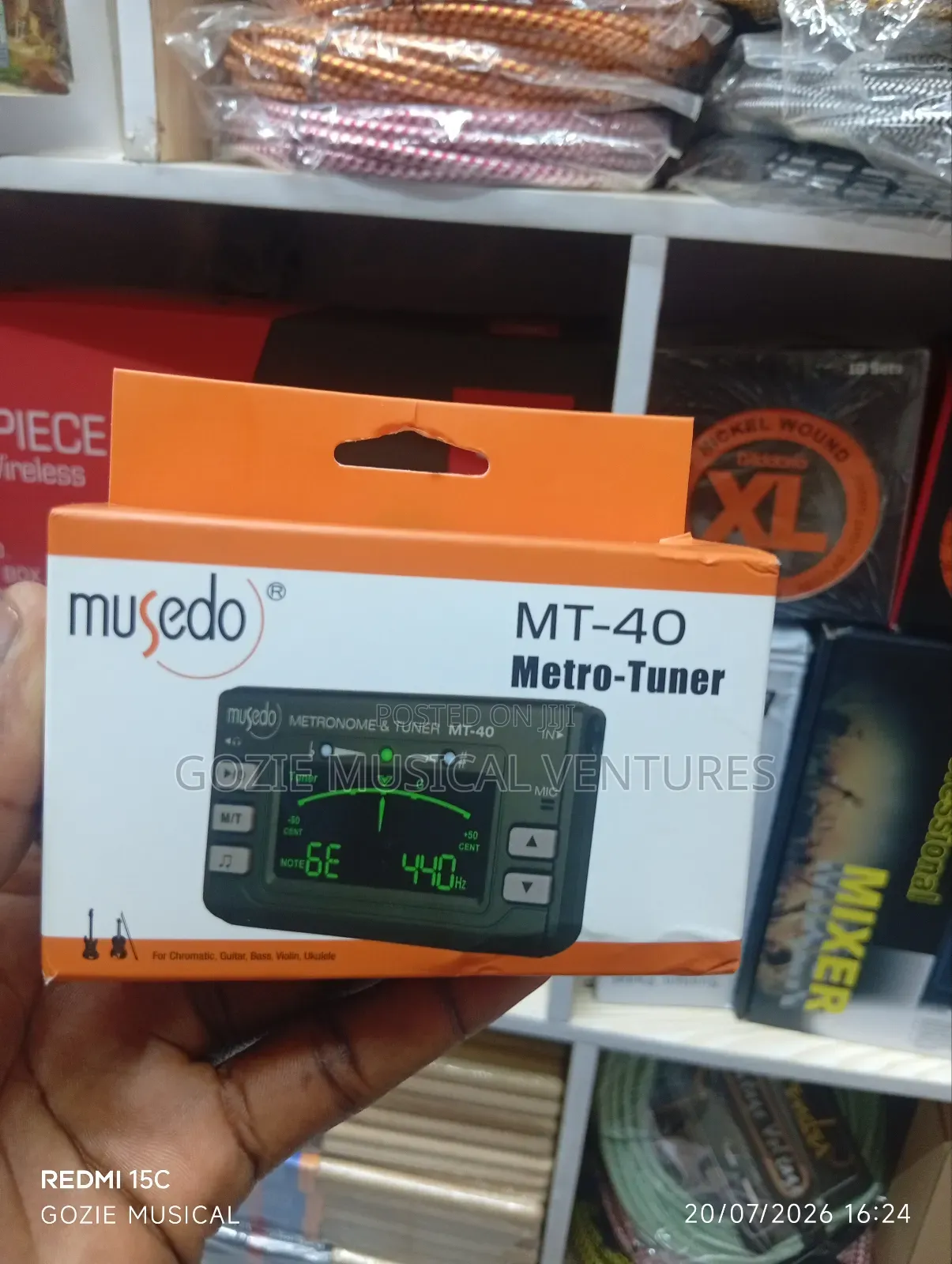 Musedo Mt-40 Metro-Tuner, 3-in-1 Device Combining .