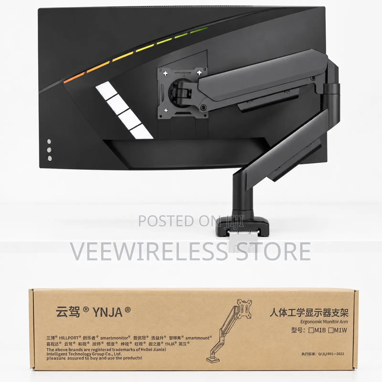 Single Monitor Mount, 13 to 34Inch Monitor Arm