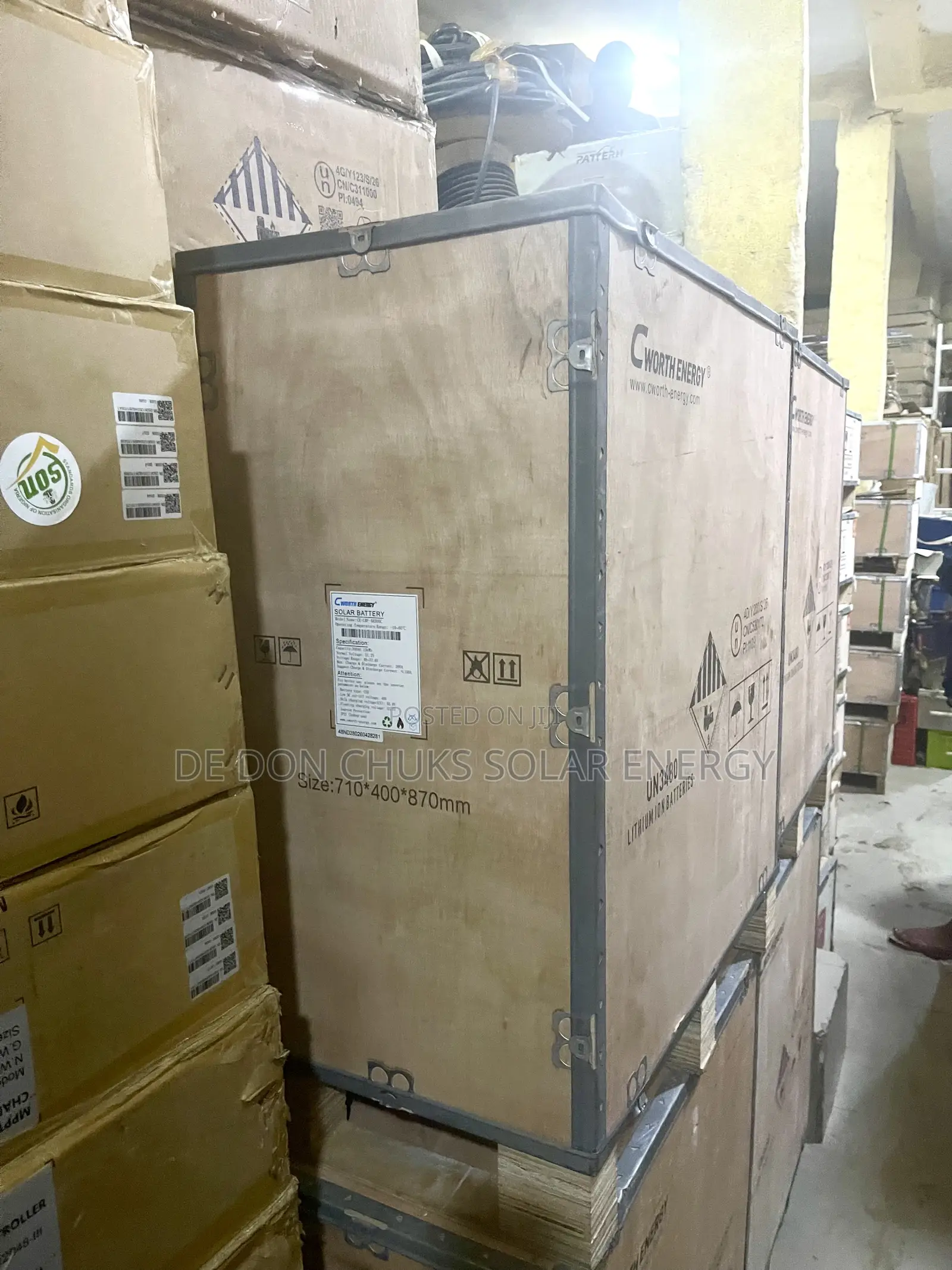 15kwh 51.2v Cworthy Lithium Battery
