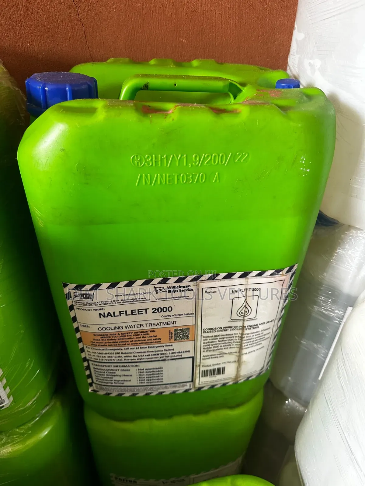 25-Liter of NALFLEET 2000 a Liquid Cooling Water Treatment Product