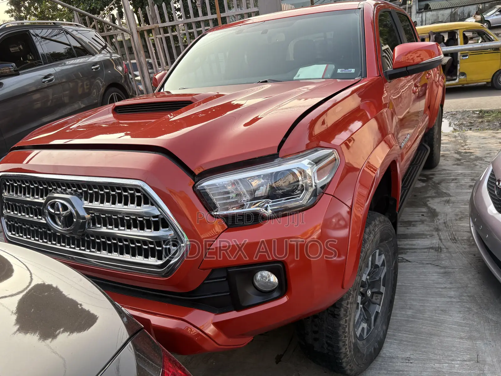 Toyota Tacoma Limited 2017 Orange