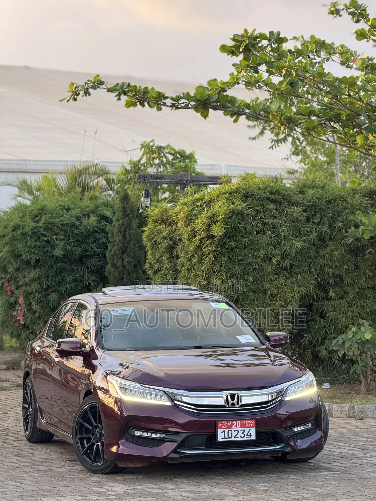 Honda Accord Touring V6 4dr Sedan FWD (3.5L 6cyl 6A) 2017 Red