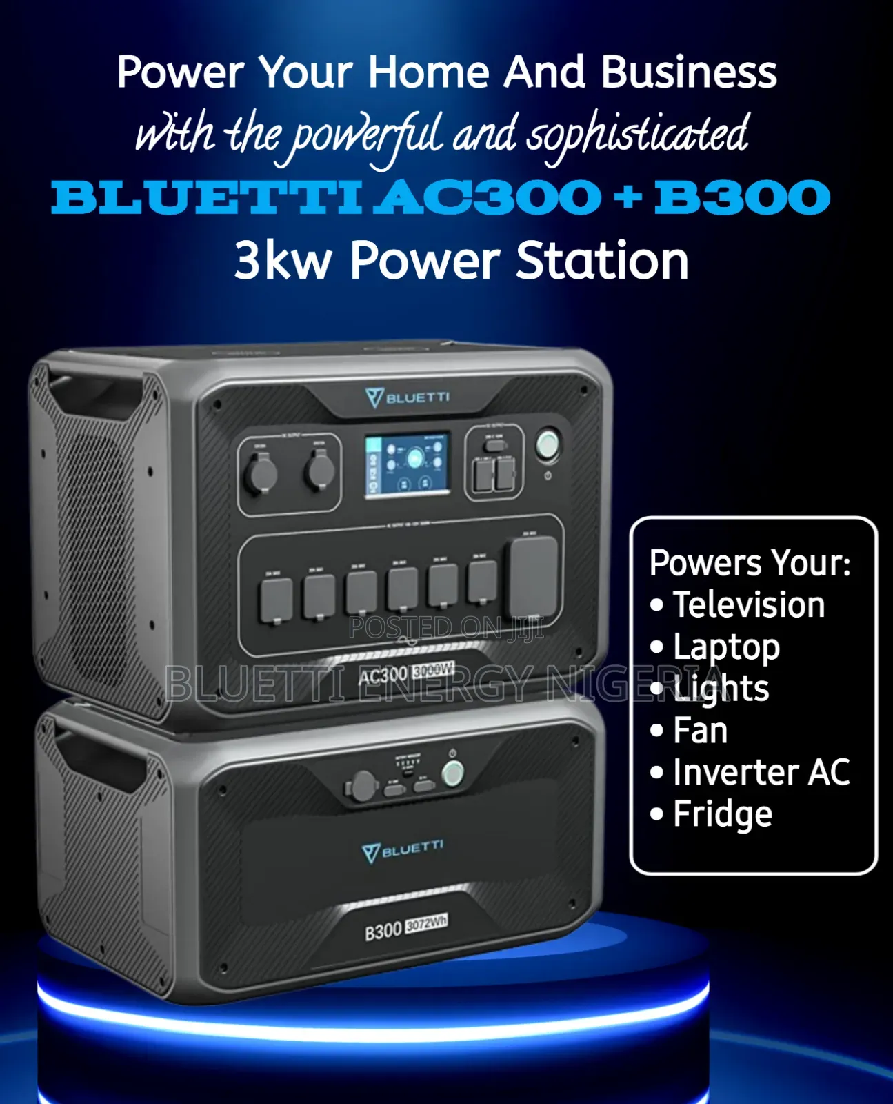 Bluetti Ac300 3kw Power Station