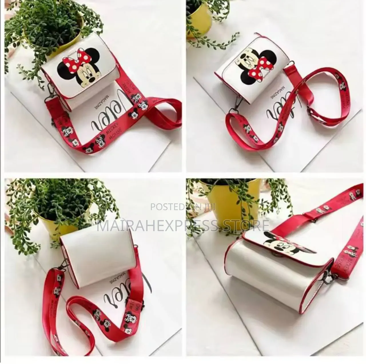 Disney Square Anime Tote Cute Cartoon Shoulder/Crossbody Fashion Bag