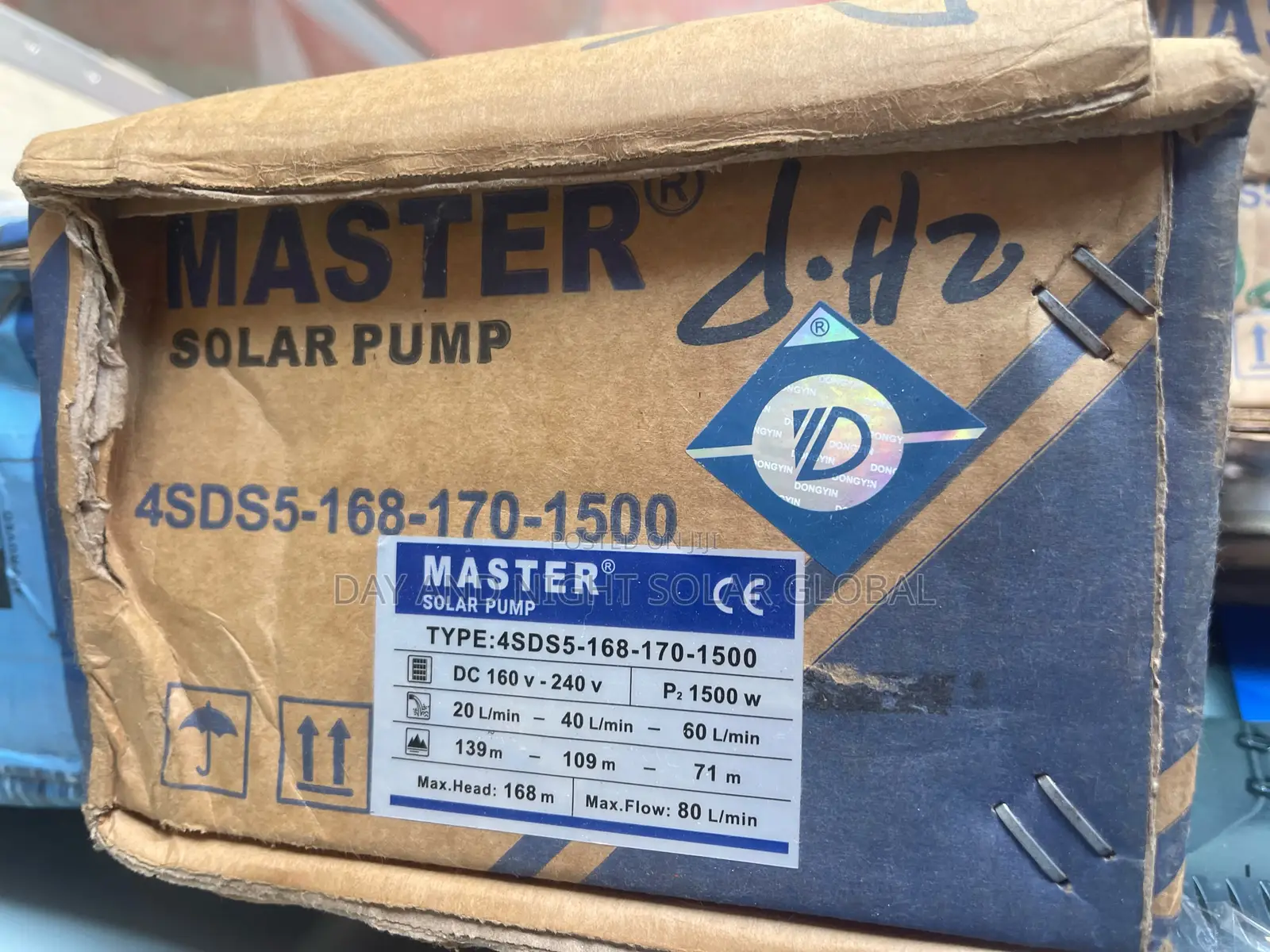 2hp Dc Solar Submersible Sumo Water Pump