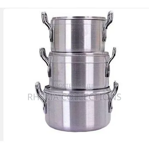 3Pcs Aluminium Pot