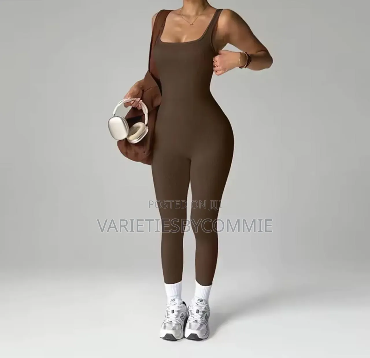 Quality Ladies’ Sleeveless Stretch High Back Ribbed Seamless Bodycon