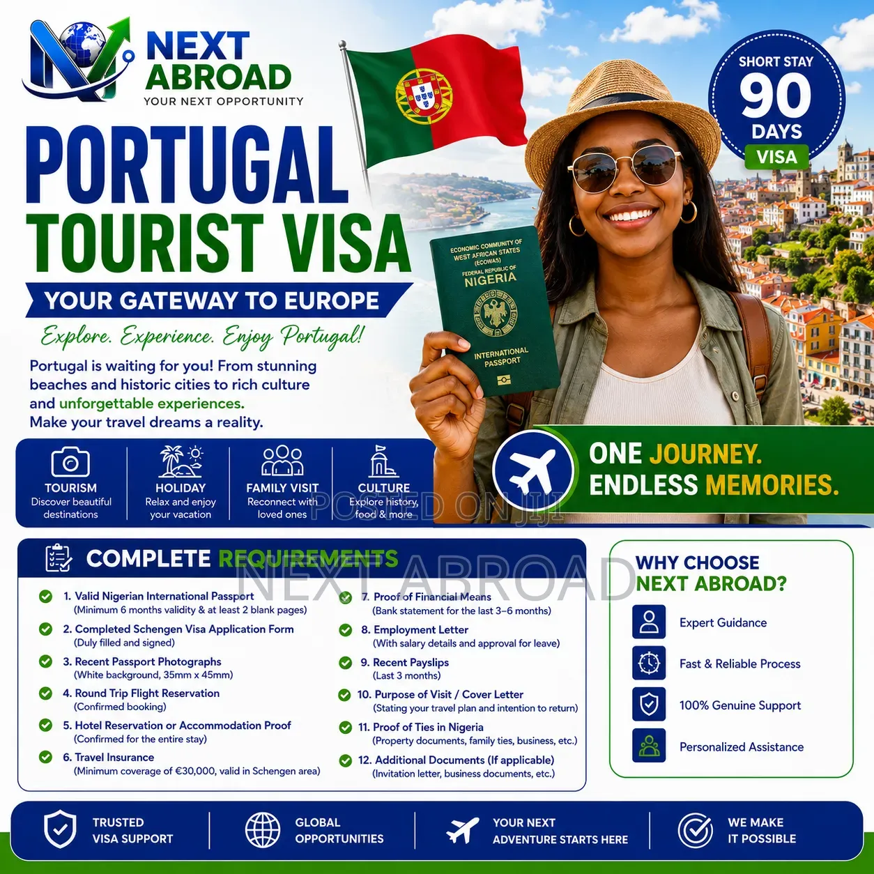 Portugal Tourist Visa Package
