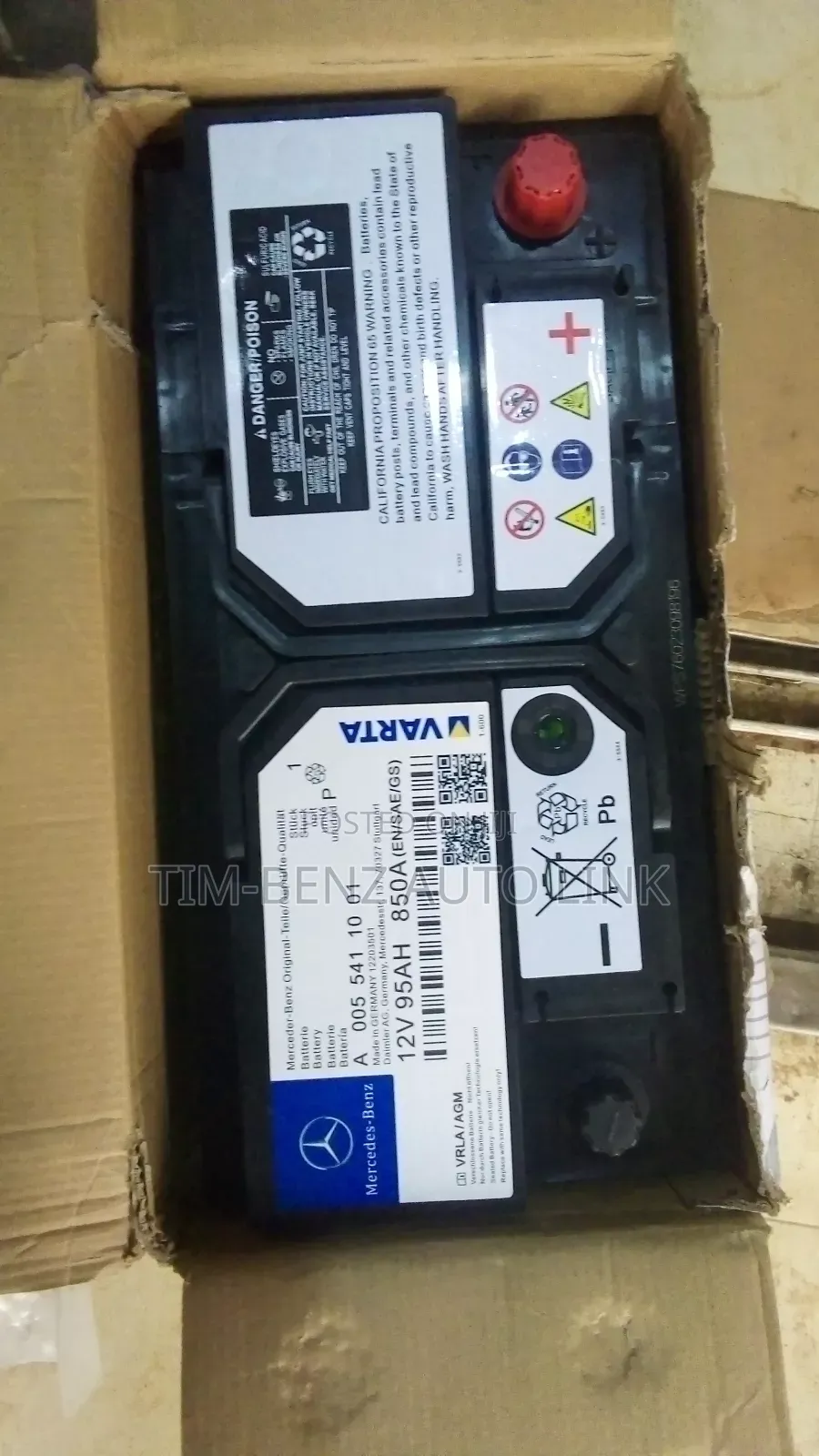 Battery Benz 100amhs/95ahms Org