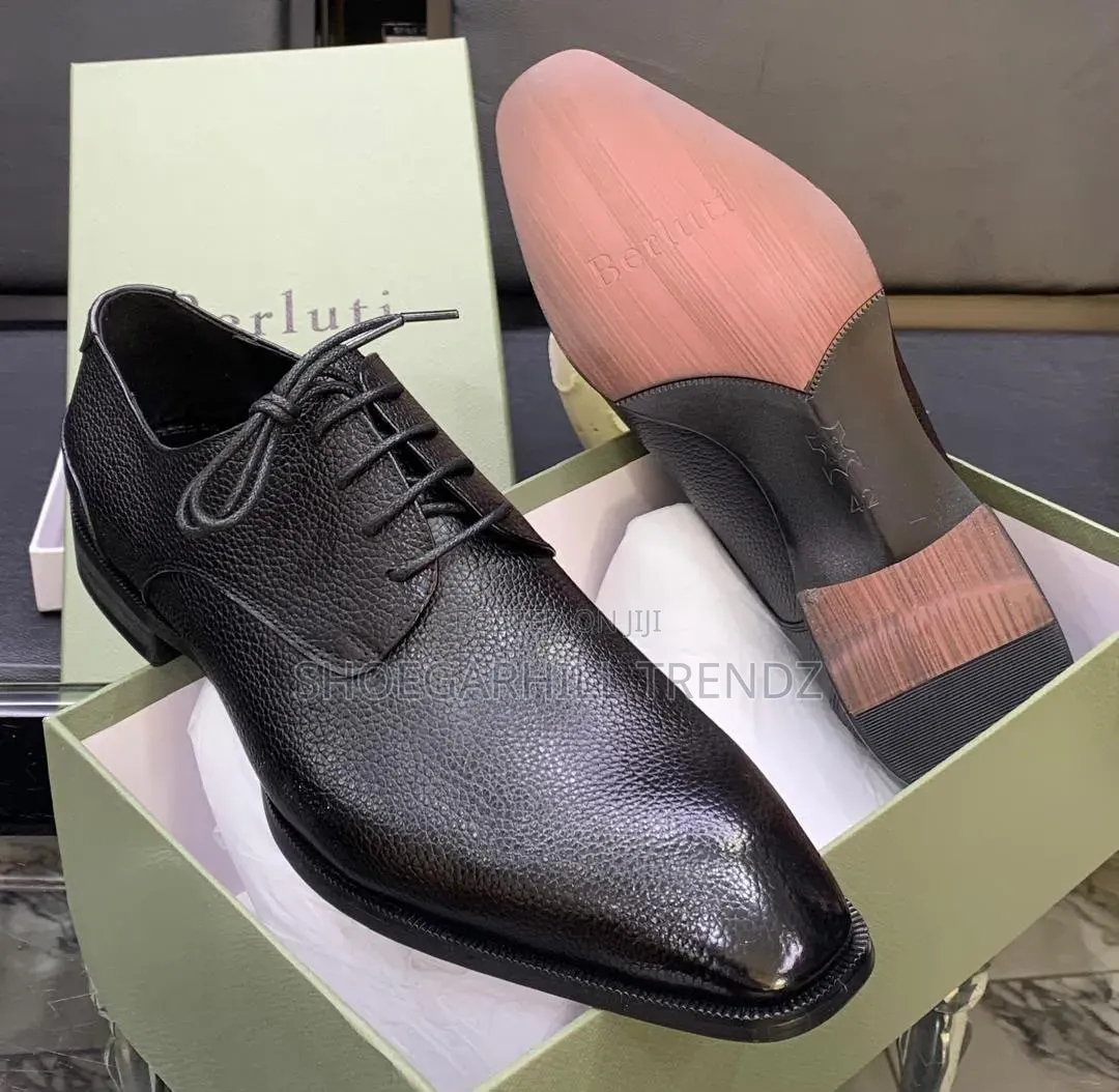 Berluti Pointed Toe Oxford Shoes for Men – Luxury Corporate Wear