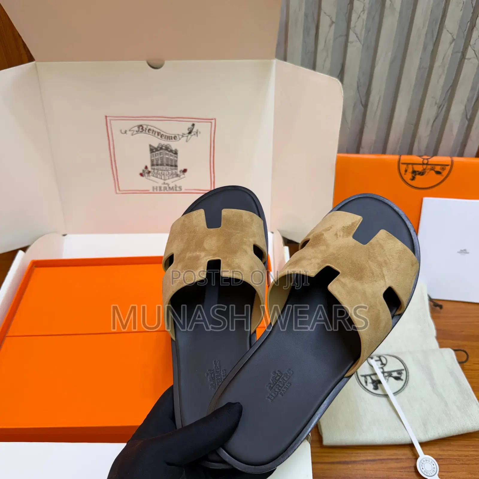 Hermes Lzmir Sandal Suede 40-47