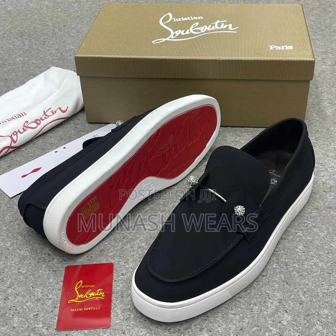 Christian Loubotin 40-46 Available in Cream and Black
