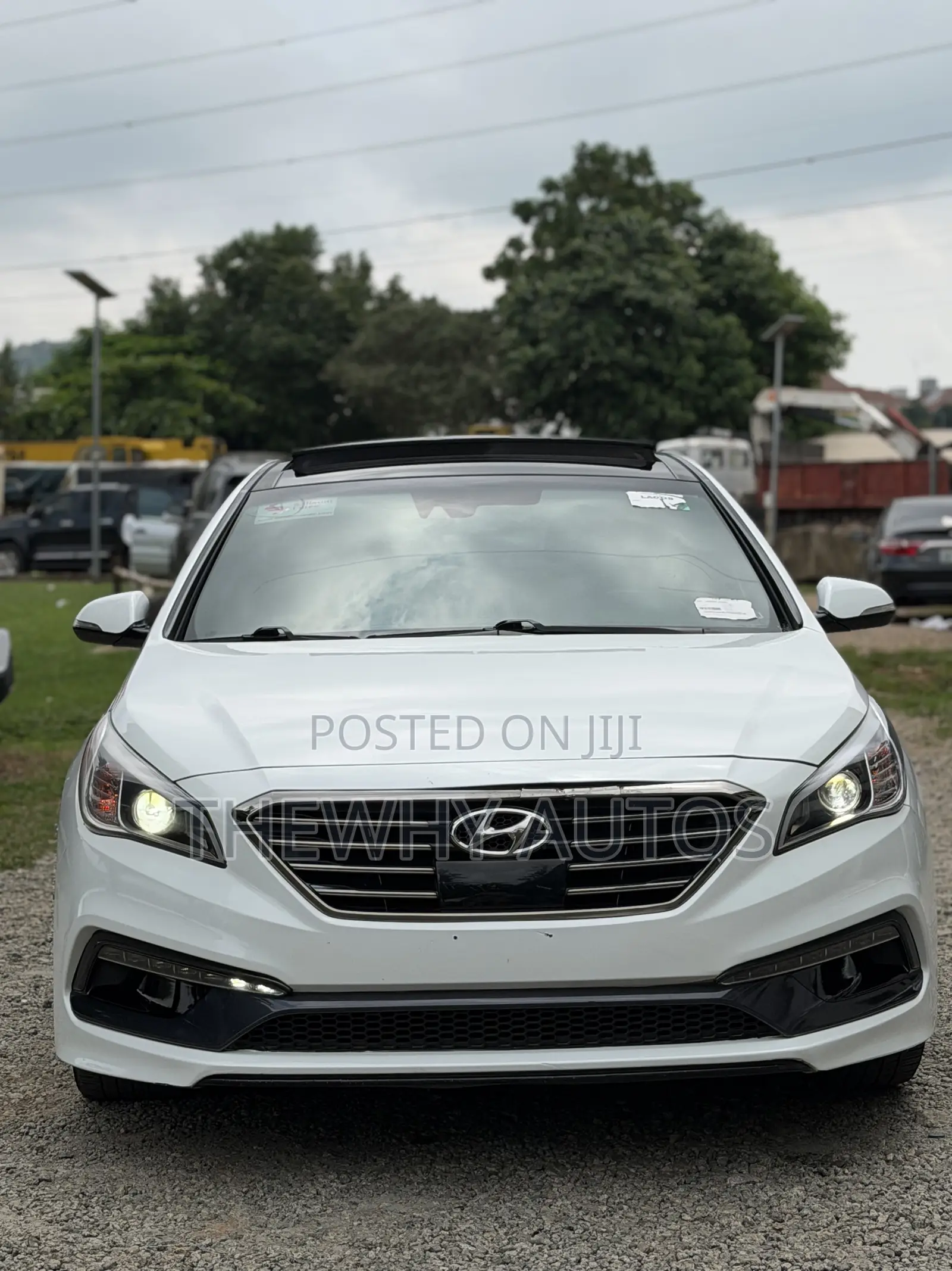 Hyundai Sonata Sport 2.0T 4dr Sedan (2.0L 4cyl Turbo 6A) 2015 White