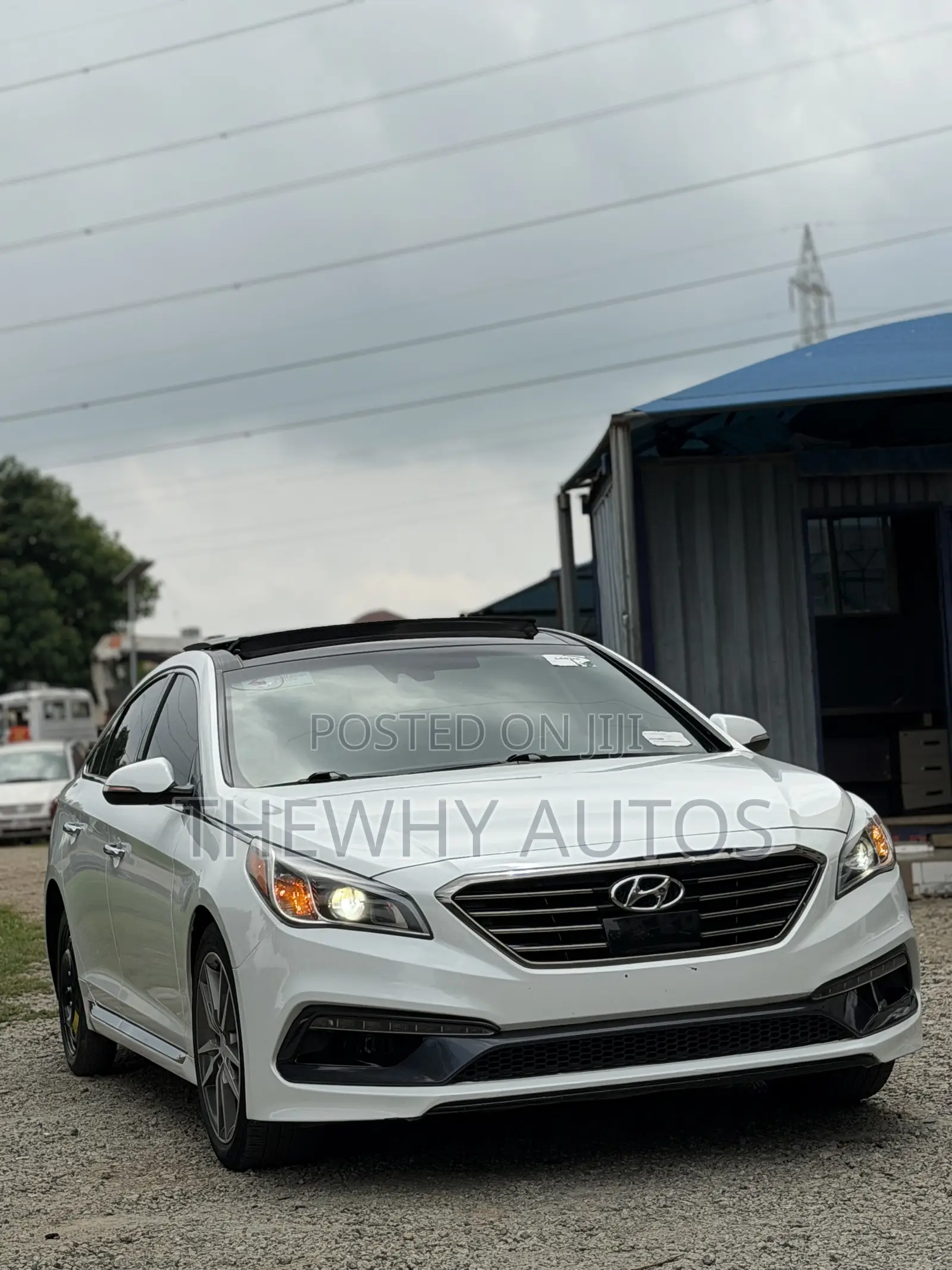 Hyundai Sonata Sport 2.0T 4dr Sedan (2.0L 4cyl Turbo 6A) 2015 White
