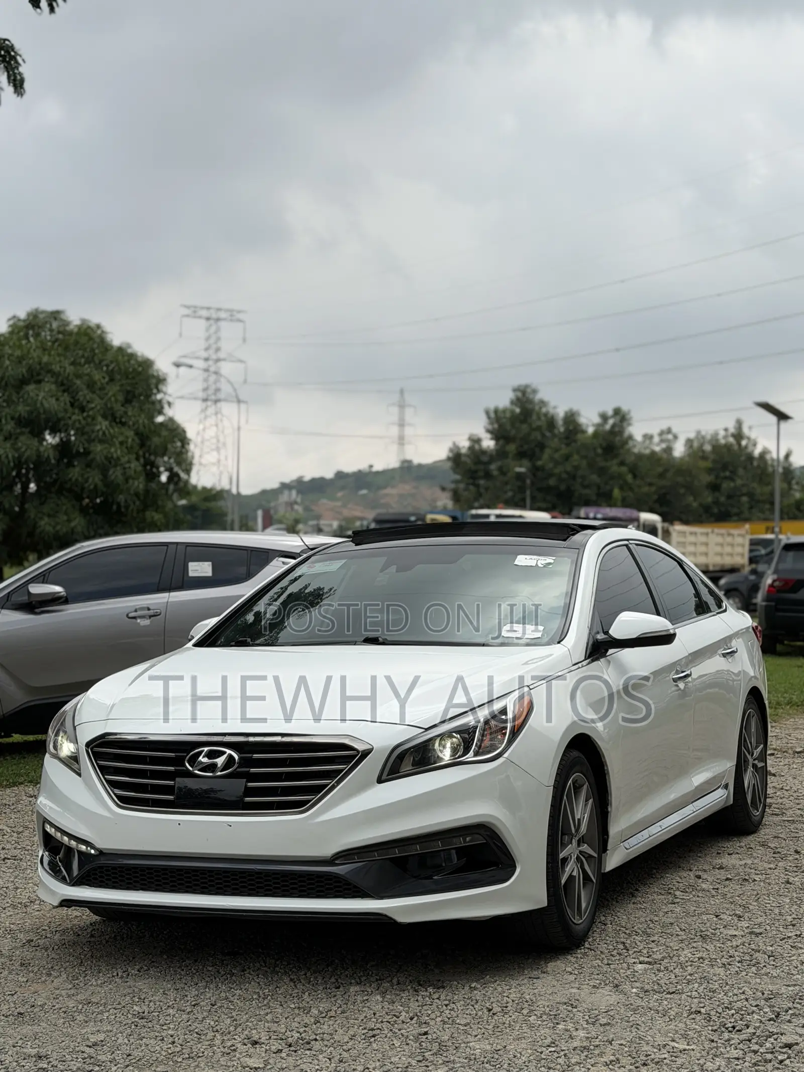 Hyundai Sonata Sport 2.0T 4dr Sedan (2.0L 4cyl Turbo 6A) 2015 White