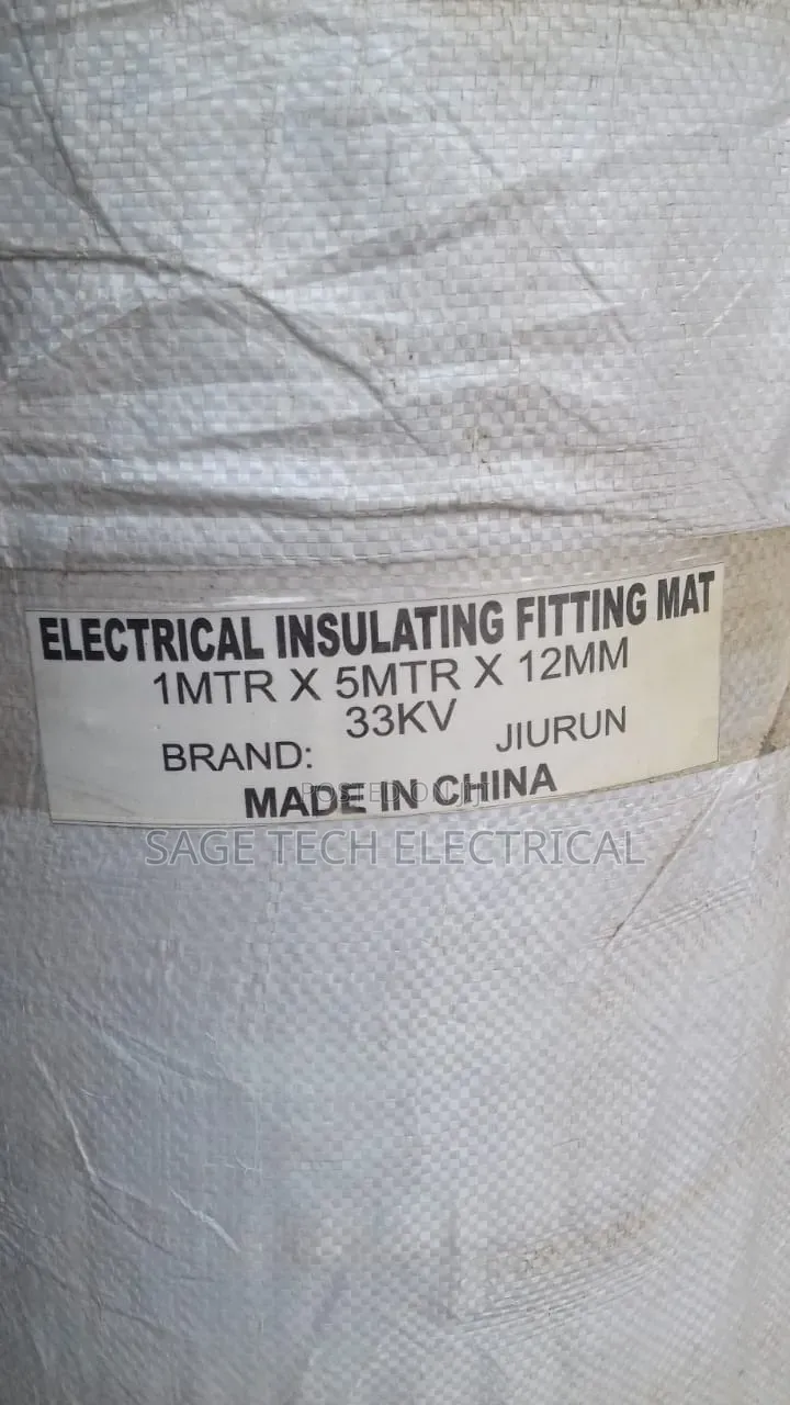 5MTR 12MM Insulation Rubber Mat 33kv