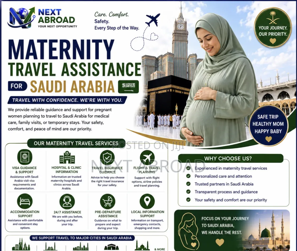 Saudi Arabia Maternity Travel Assistance