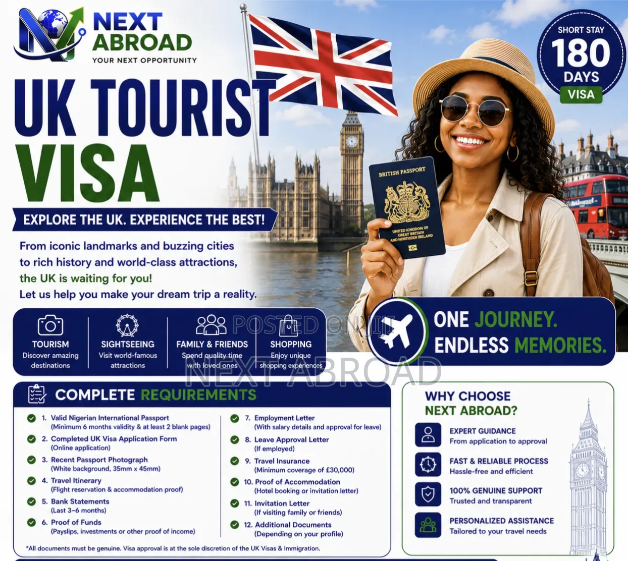 Uk Tourist Visa Package