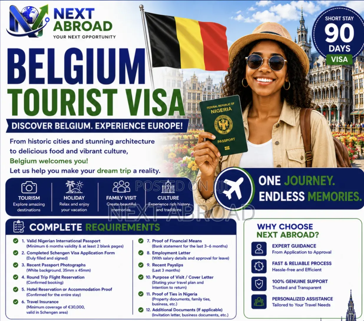 Belgium Tourist Visa Package