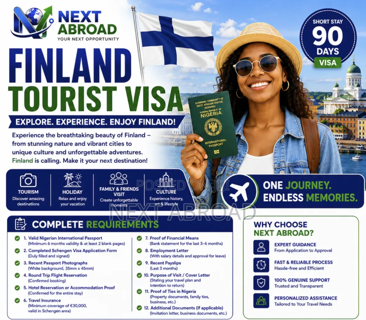 Finland Tourist Visa Package