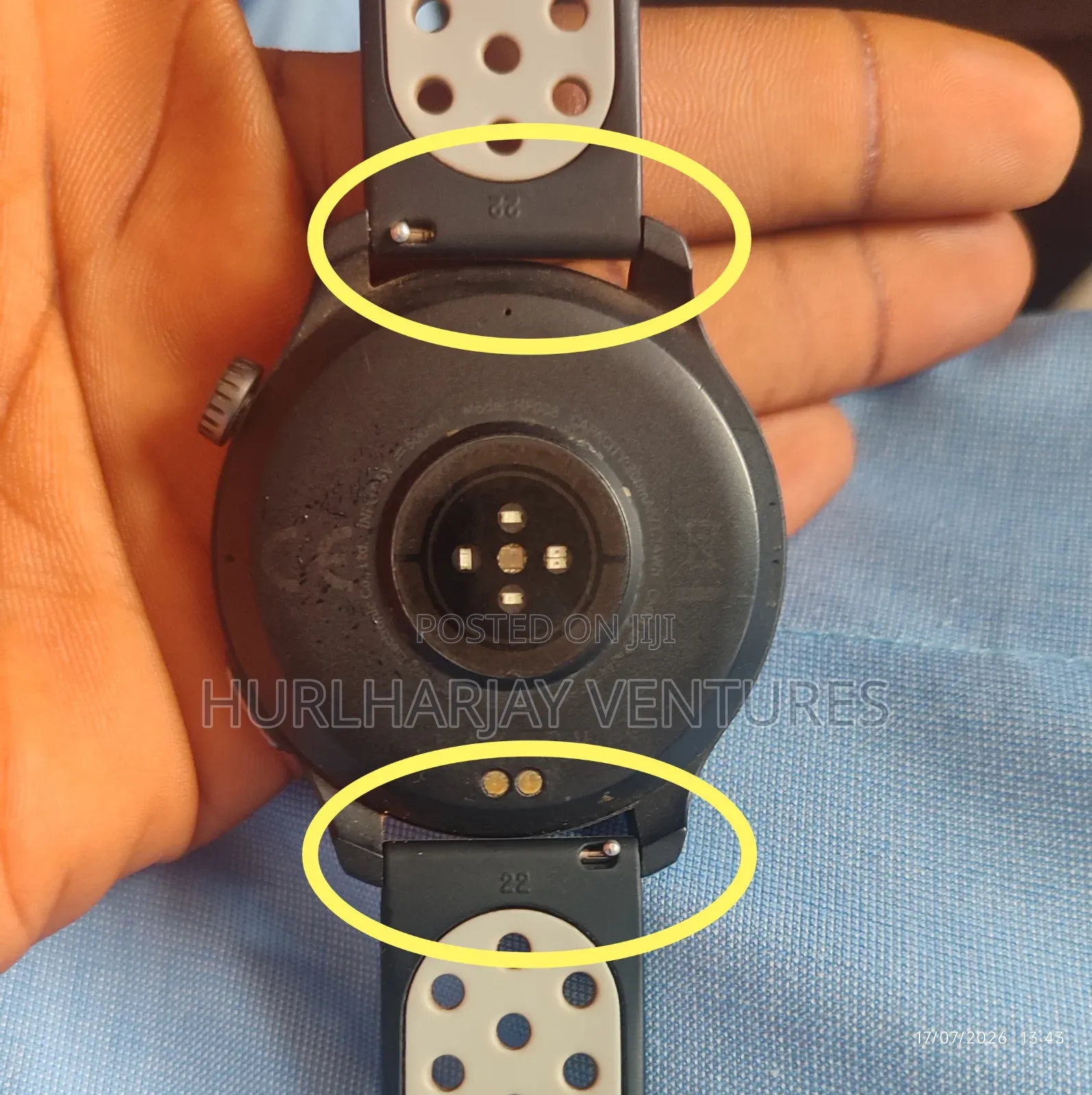 22mm Silicone Wrist Bands