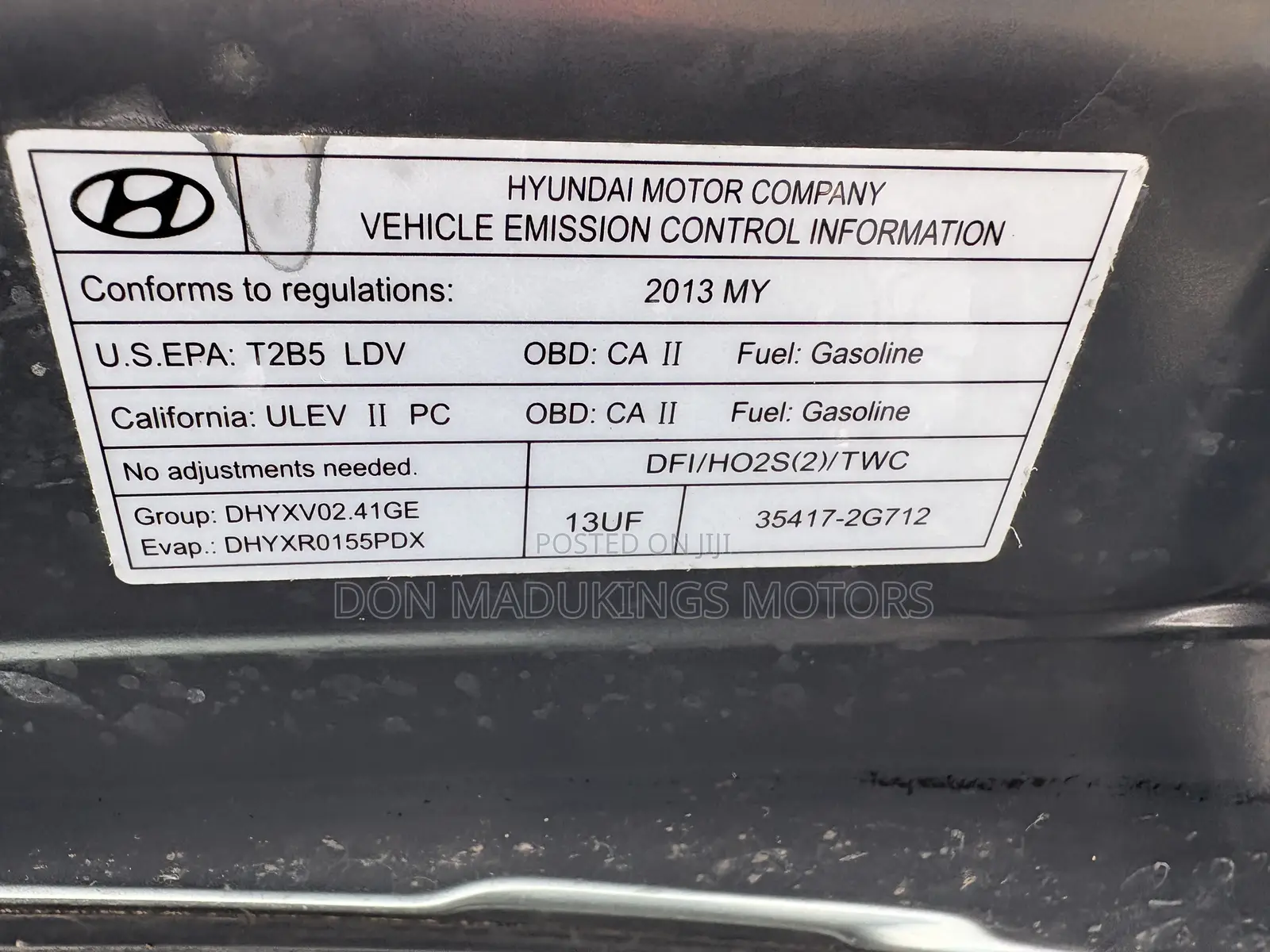 Hyundai Sonata Limited 2.0T Sedan (2.0L 4cyl 6A) 2013 Black