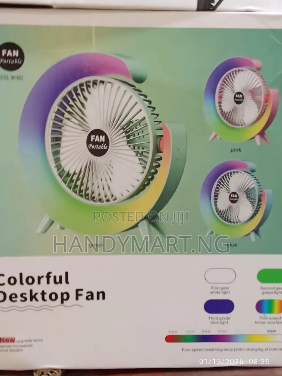 Quality Portable Cool Wind Desktop Fan – Stay Cool, Anywhere 15% OFF
