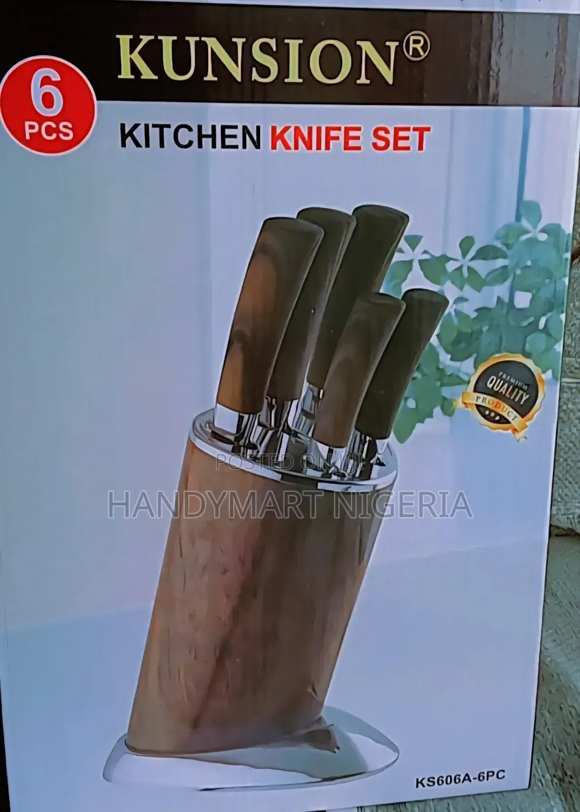 KUNSION 6-Piece Kitchen Knife Set 20% OFF