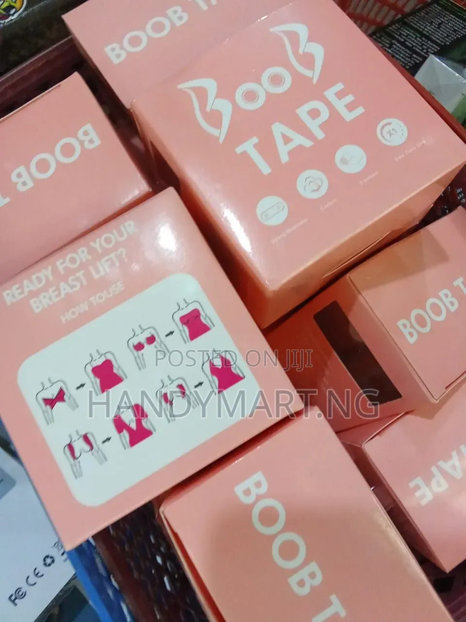 Instant Breast Lift, Push Up Bra -Adhesive Booby Tape + NIPPLE COVER