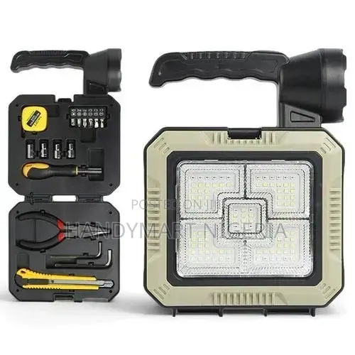 Solar Portable LED Lamp Toolkit (Model 7739-L) 25% OFF