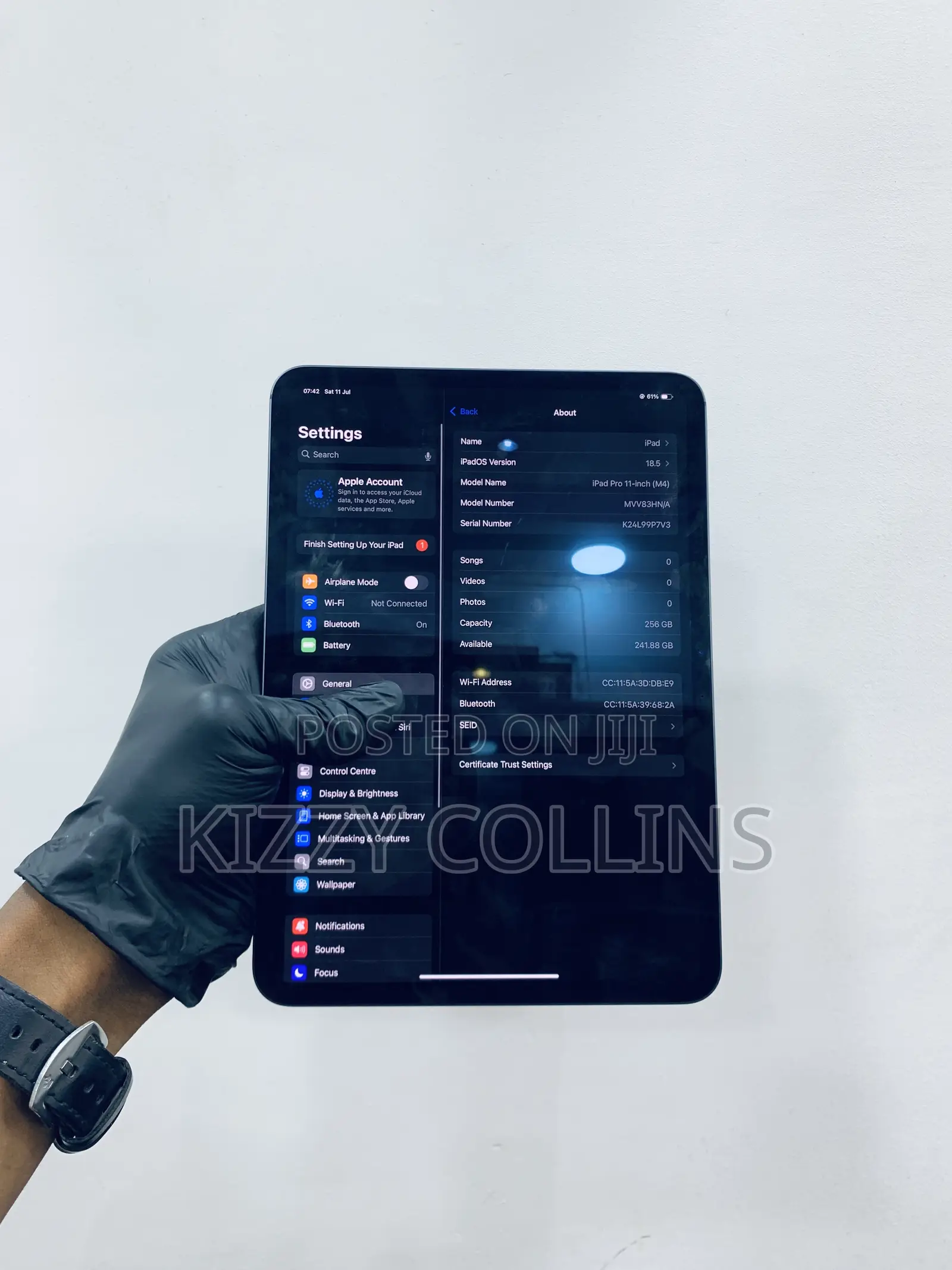 Apple iPad Pro 11 (2024) 256 GB Black