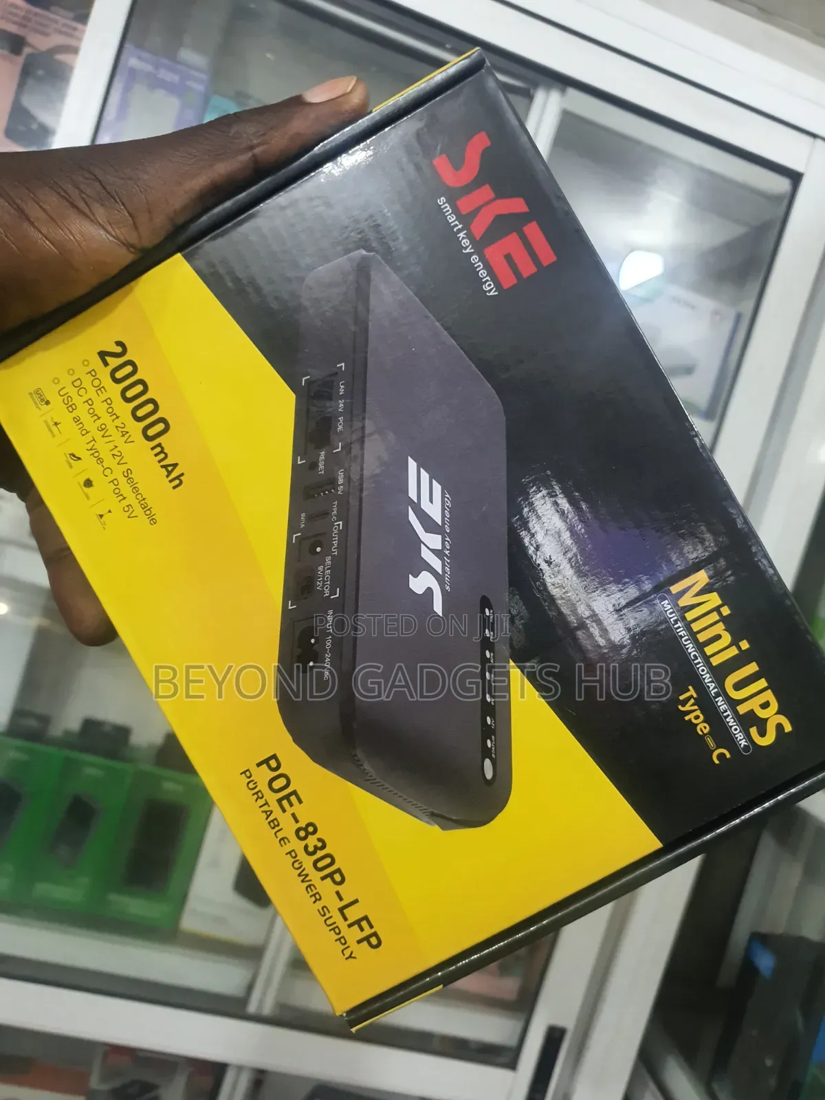 20,000mAh Router/Modern Powerbank SKE Mini UPS POE-830P-LFP