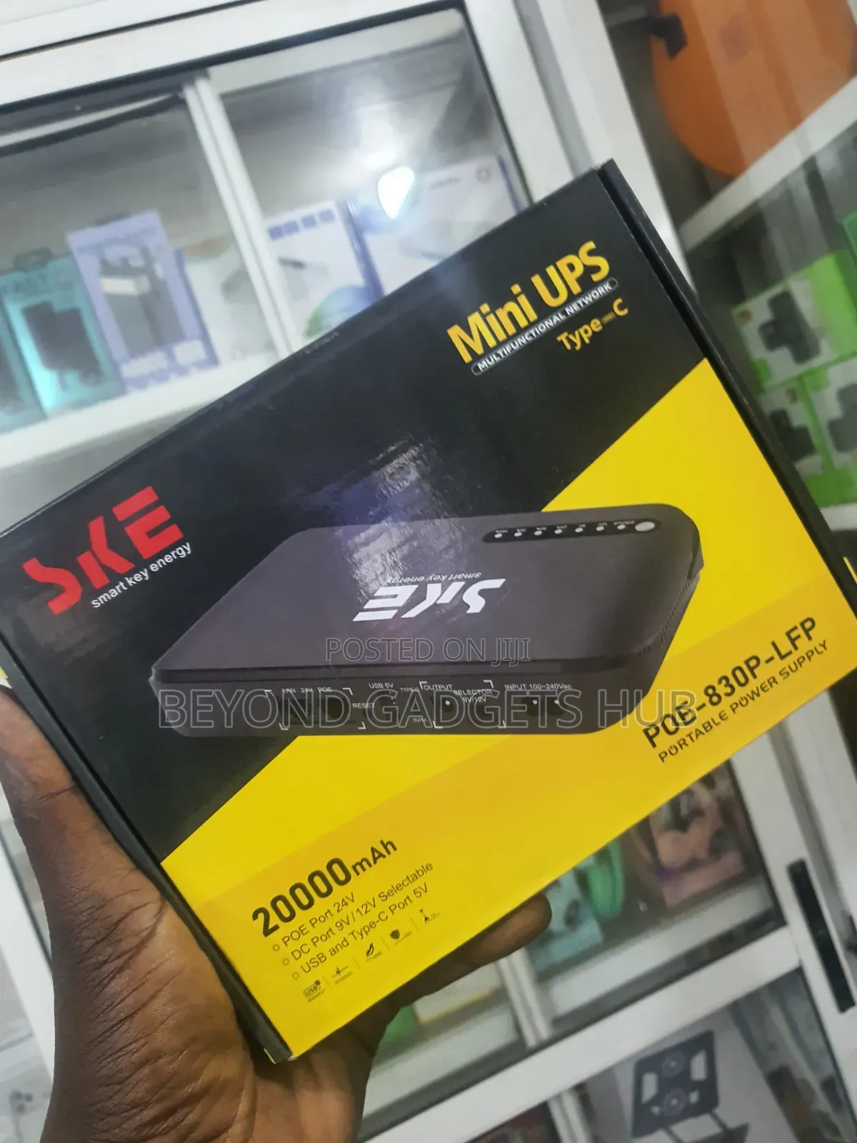 20,000mAh Router/Modern Powerbank SKE Mini UPS POE-830P-LFP