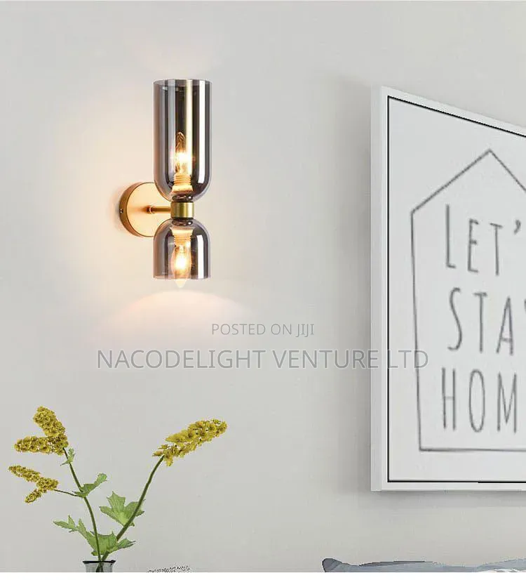 Modern Glass Wall Sconce, Light