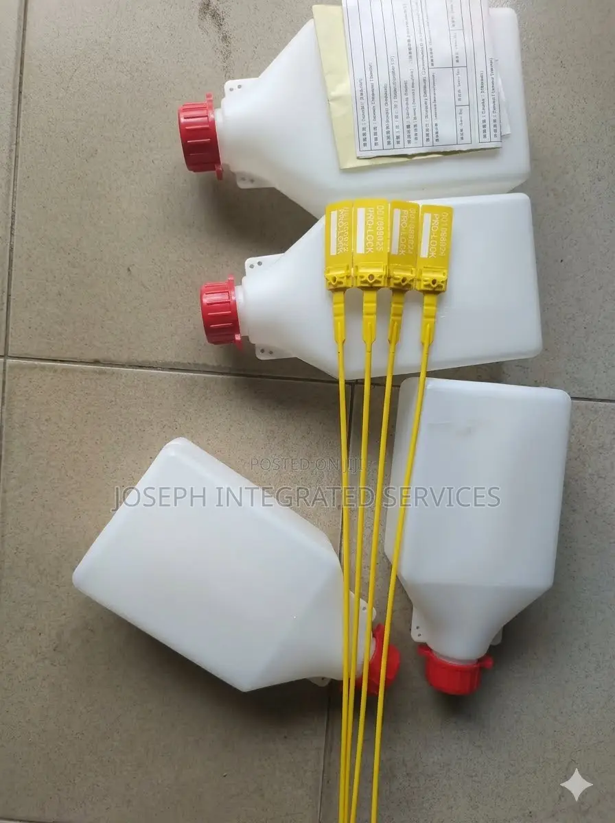 1-Liter HDPE Oil / Bunker Fuel Sample Bottles With Security Seals