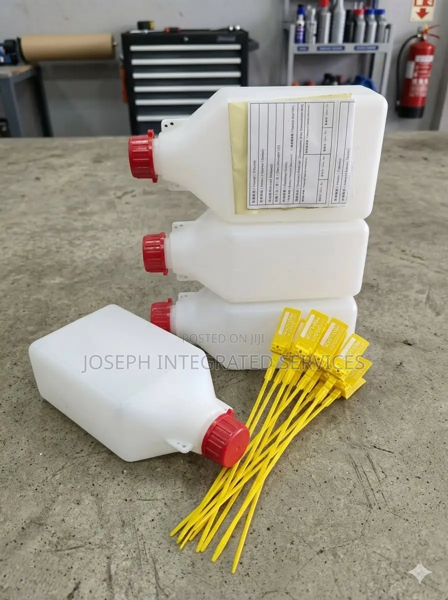 1-Liter HDPE Oil / Bunker Fuel Sample Bottles With Security Seals