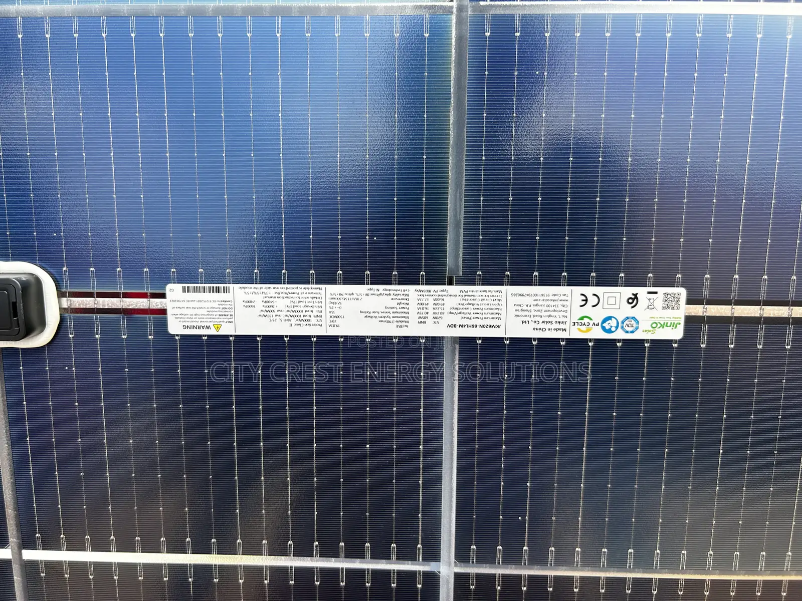 Jinko Solar 620W Monocrystalline Solar Panel – Brand New