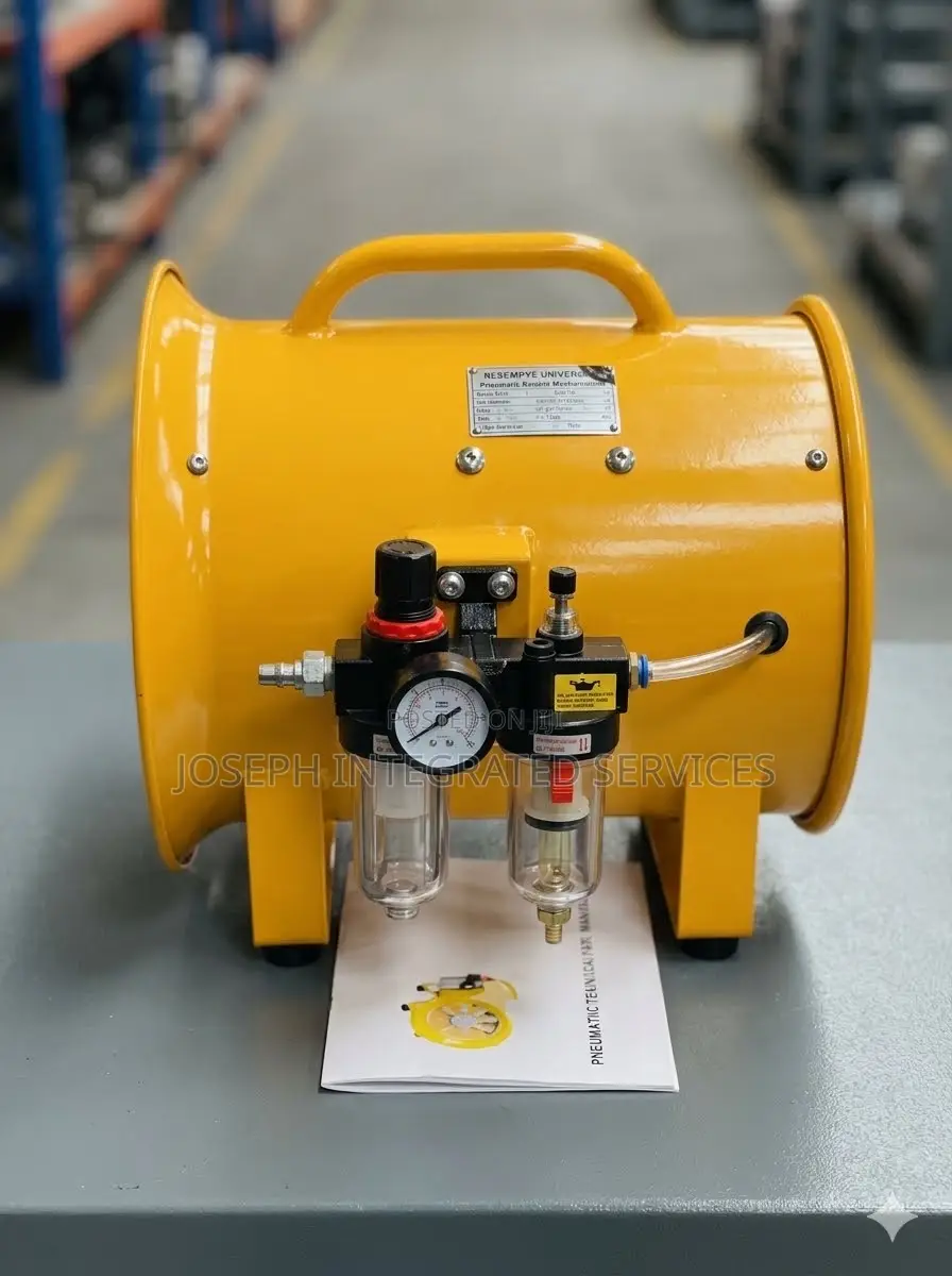 Yellow BTF-II Series Pneumatic Industrial Ventilator Fan