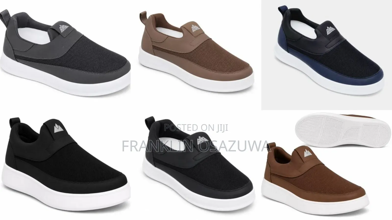 Men's Premium Slip-on Sneakers – Lightweight Casual Walking Shoes