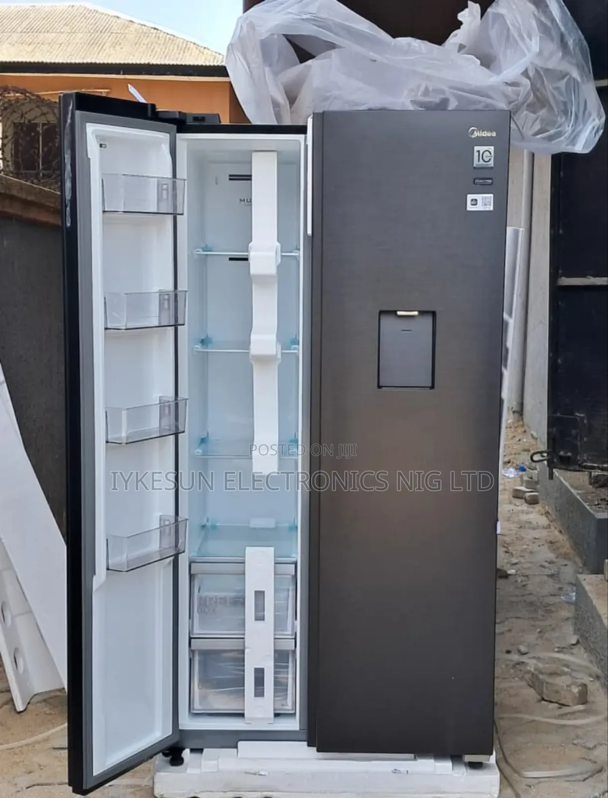 Original Midea Side BY Side Inverter Fridge Freezer WaterDispenser