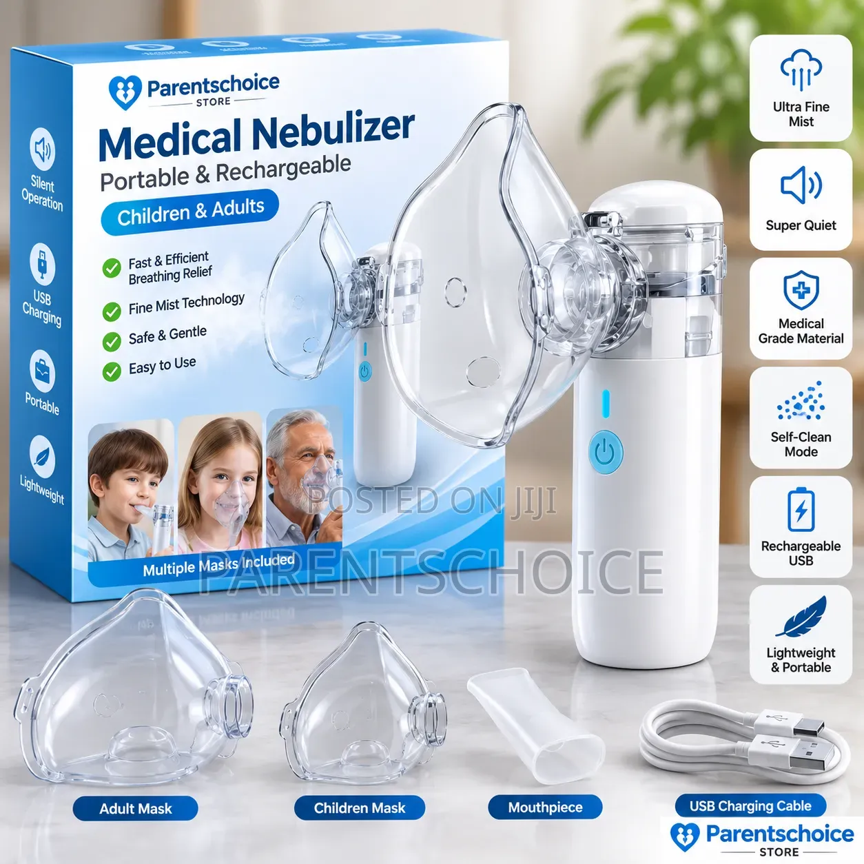 Portable Medical Mesh Nebulizer