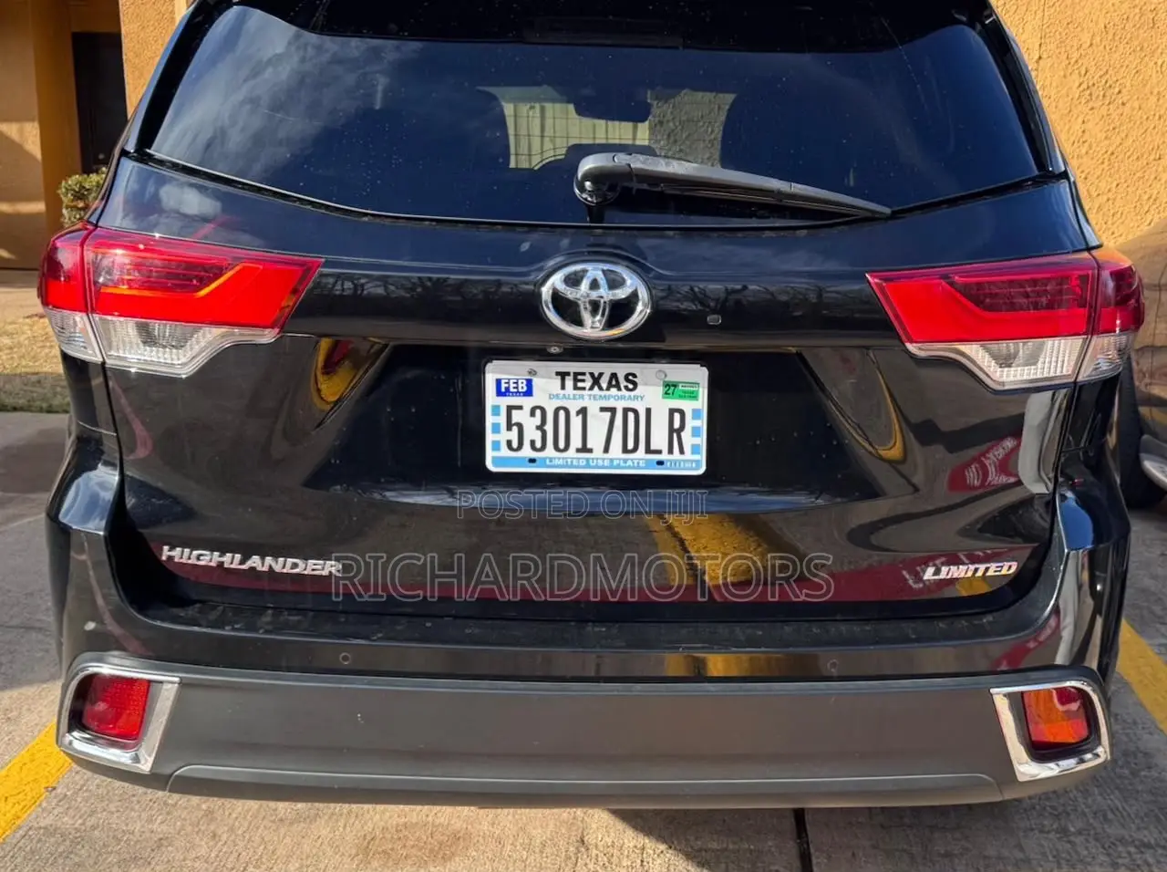 Toyota Highlander Limited 2019 Black